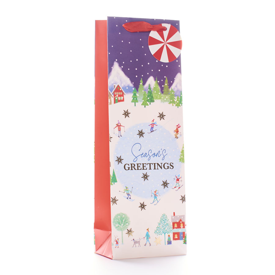 Tiger Feet Gift Bag Scene Bottle 12pk