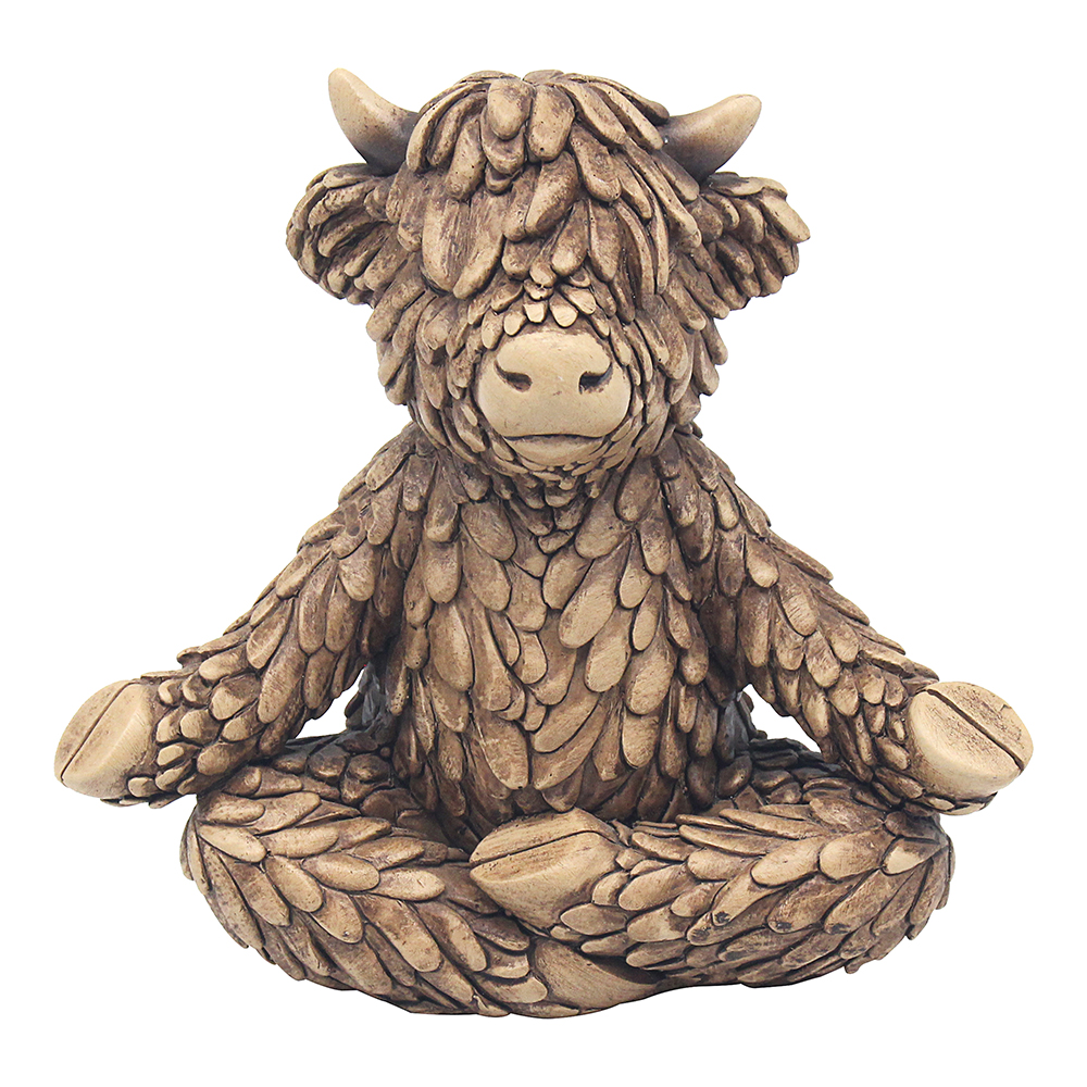 Hughie Highland Cow Yoga