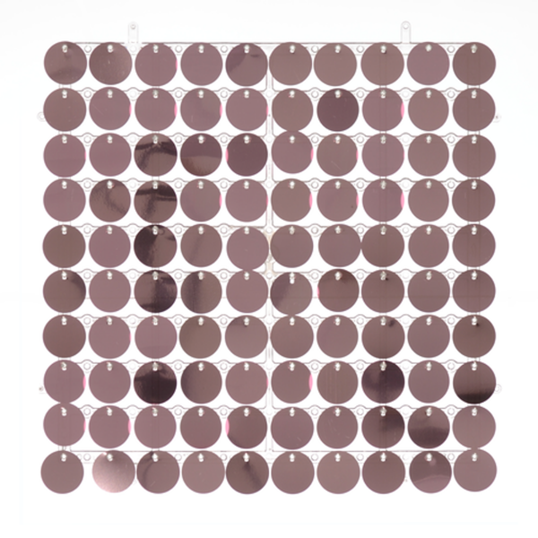 Pink Sequin Acrylic Backed Wall Panels 70pk