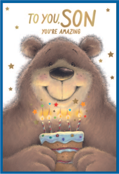Simon Elvin 6 Pack Cards C50 Birthday Son