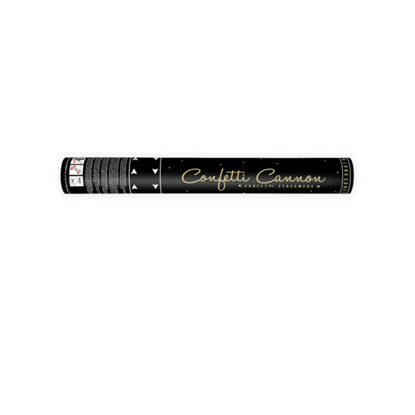 Confetti Cannon With Gold Streamers 40cm