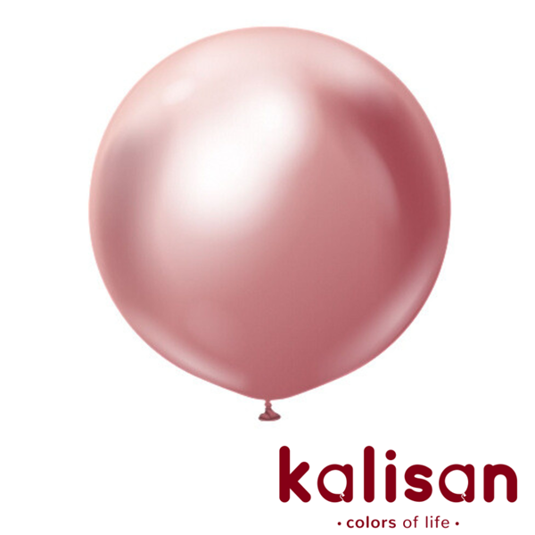 Kalisan Mirror Pink 36" Latex Balloons 2pk