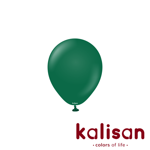 Kalisan Standard Dark Green 5" Latex 100pk