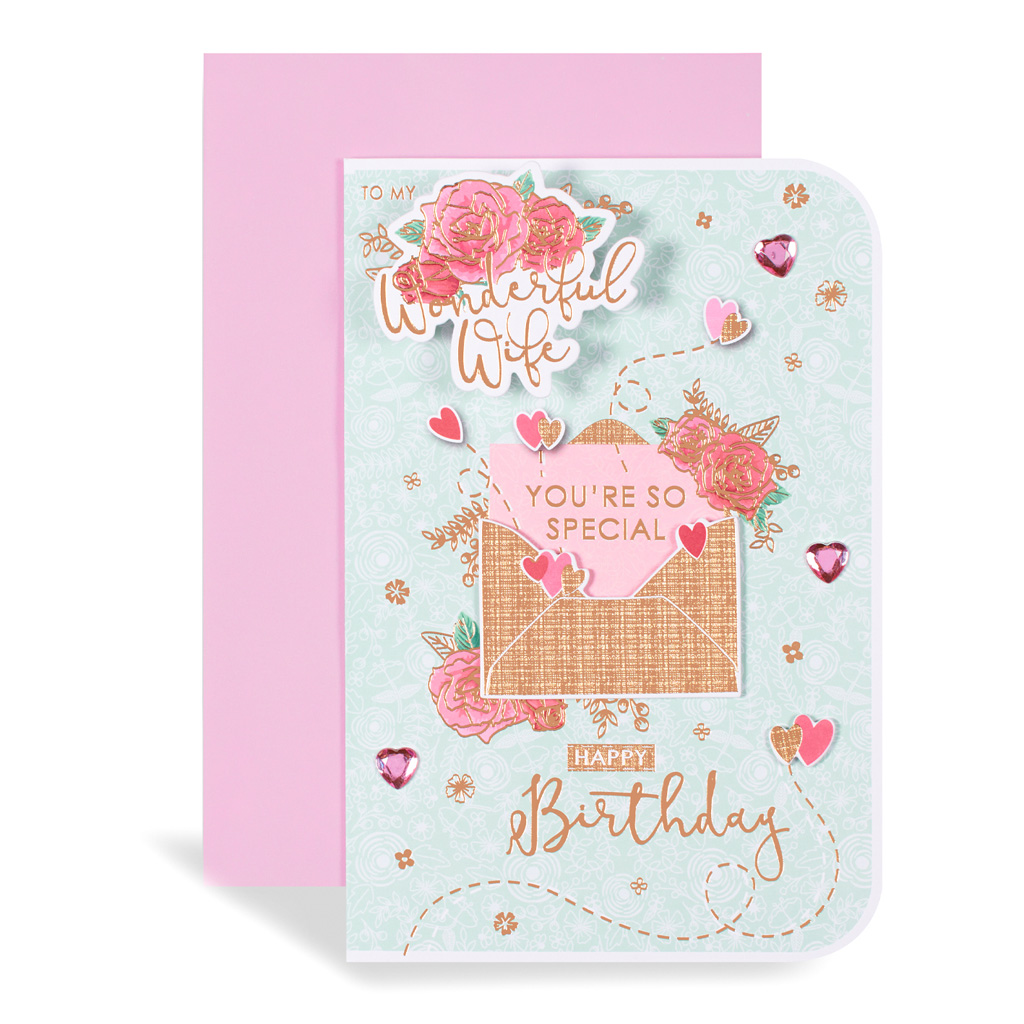 Excellence 6 Pack Cards C75 Birthday Wife