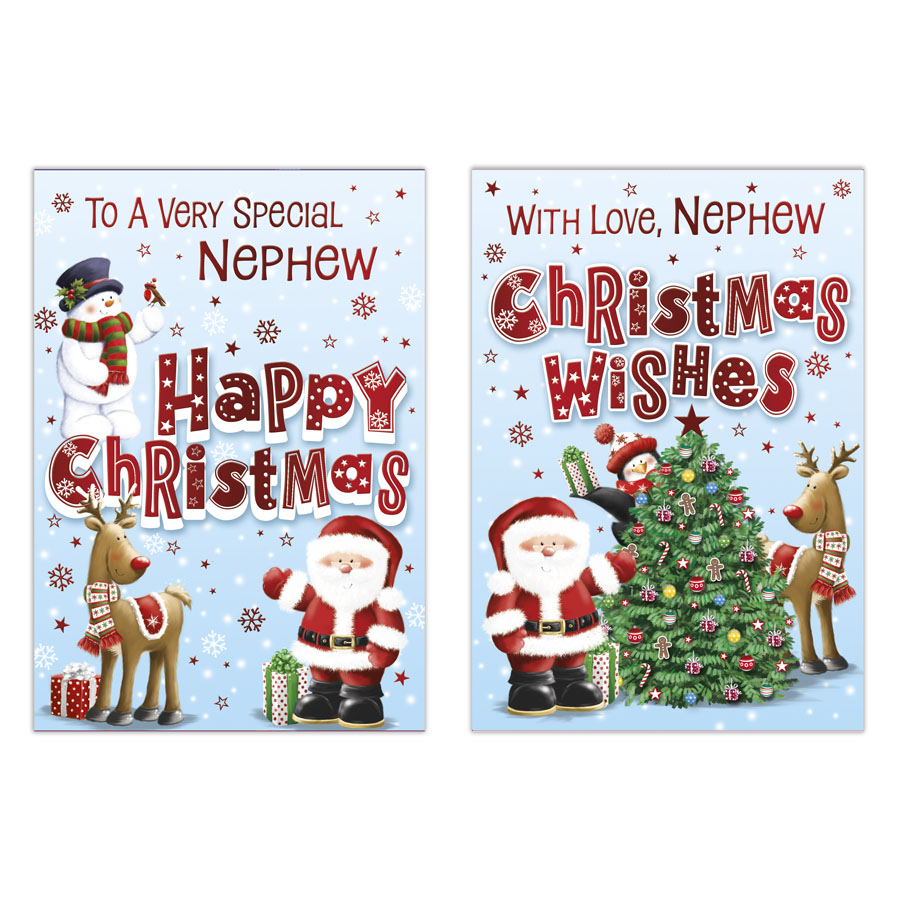 Poppyhill 12 Pack Cards C50 Christmas Nephew