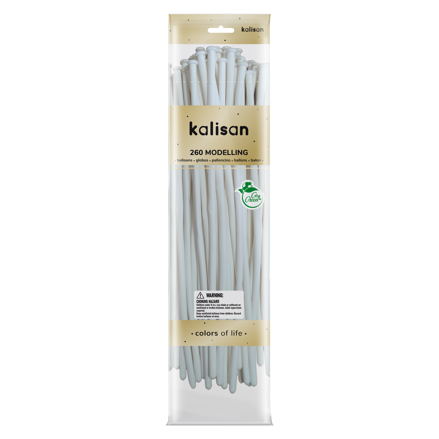 Kalisan 50 Pack Nozzle Up Standard White 260