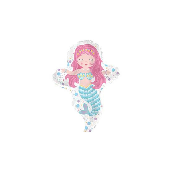 CTI Foil Balloon Mermaid Pink 12"
