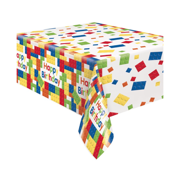 Unique Tablecover Building Blocks 54 x 108