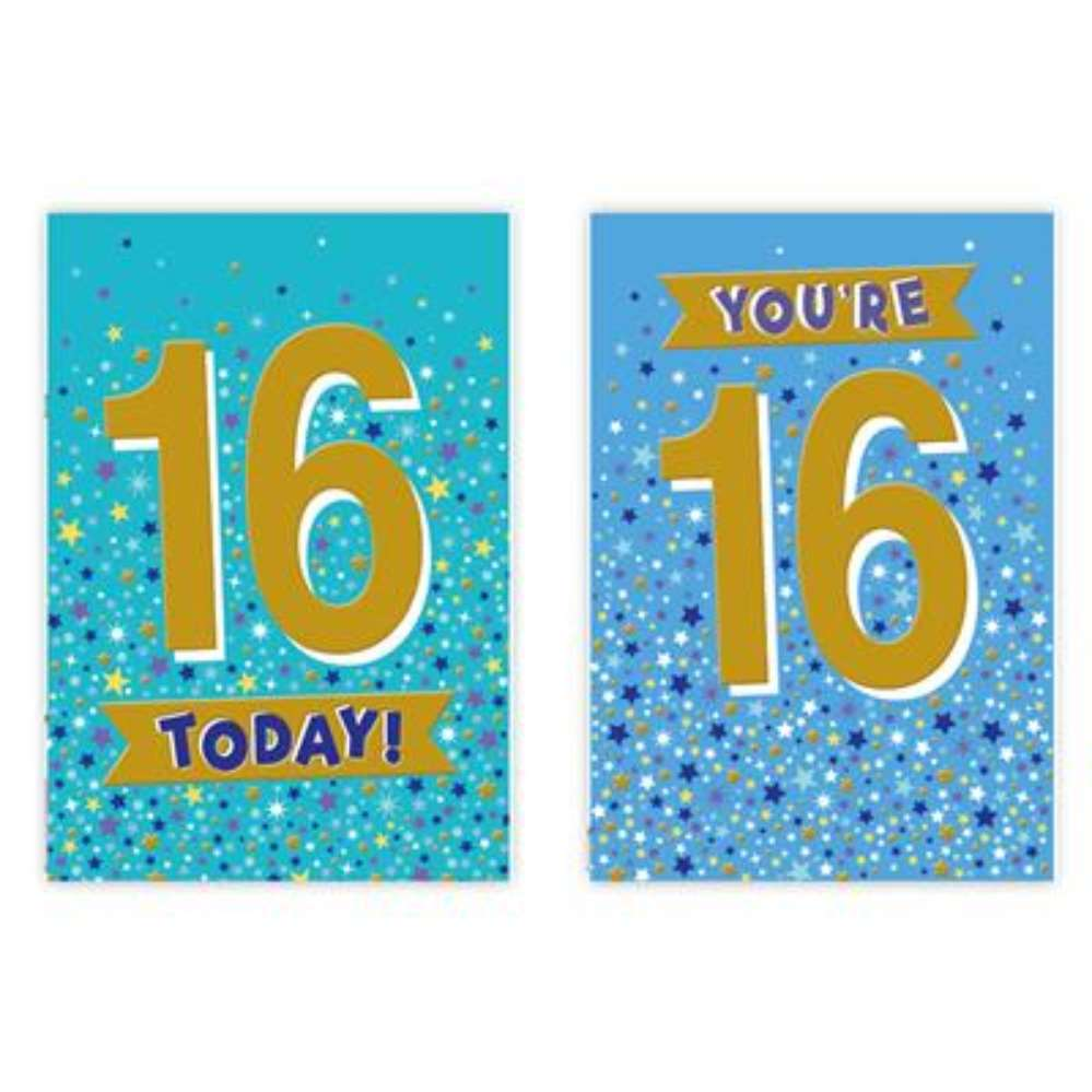 Poppyhill C50 Birthday Age 16 12pk