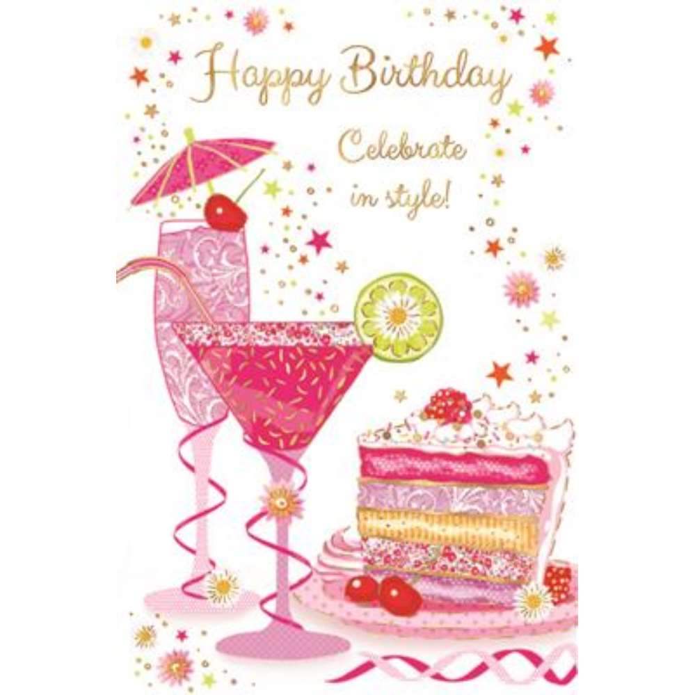 Simon Elvin 6 Pack Cards C75 Everyday Birthday