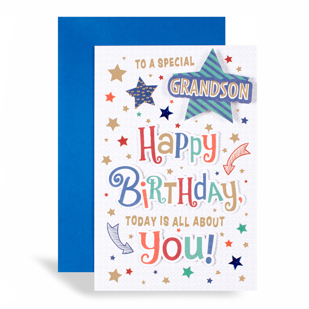 Excellence 6 Pack Cards C75 Birthday Grandson