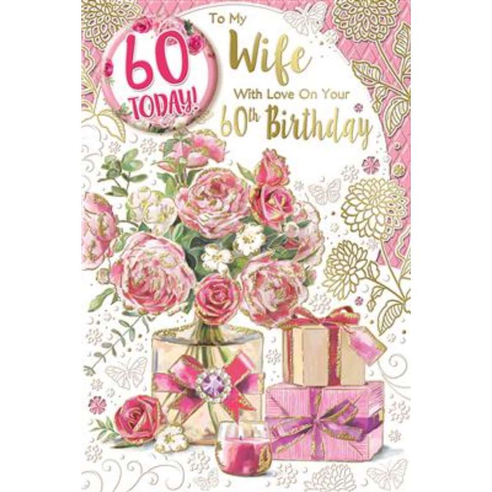 Xpress Yourself C75 Birthday Age 60 Wife 6pk