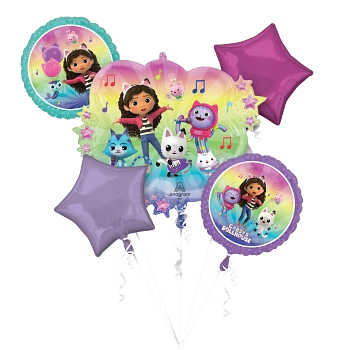 Anagram Foil Balloon Bouquet Gabby's Dollhouse
