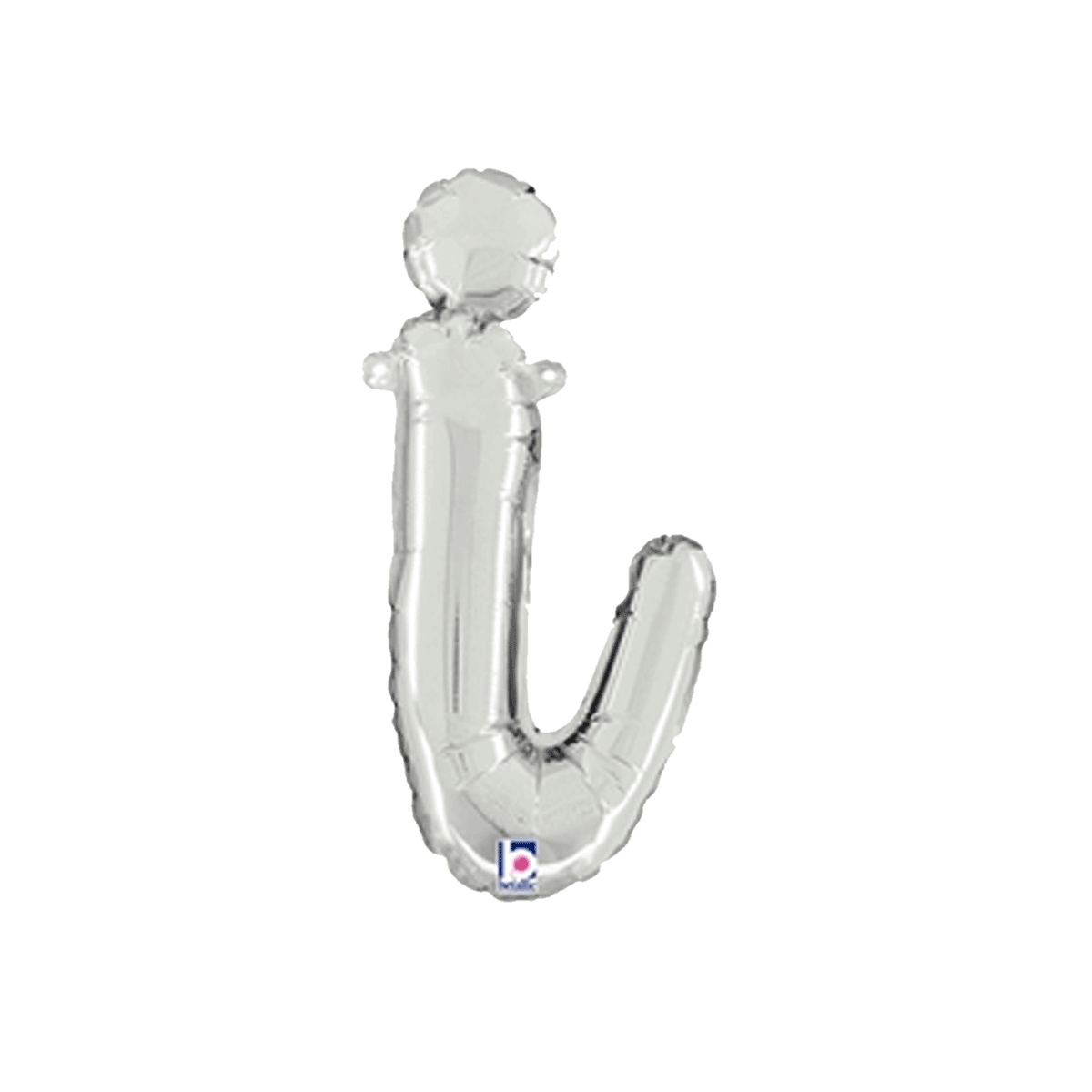 Grabo Foil Balloon Silver 14" Letter I