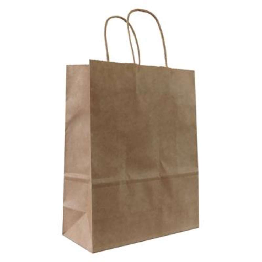 50pk Kraft Bag 450x150x450mm Brown