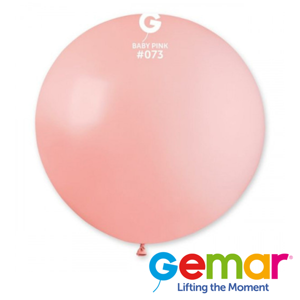 Gemar Macaron Baby Pink 31" Latex Balloons 10pk