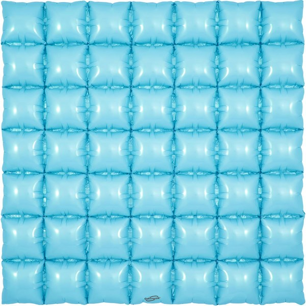 Oaktree Foil Balloon Matte Blue Waffle 36"