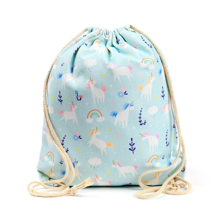 Canvas Drawstring Bag Unicorn Magic