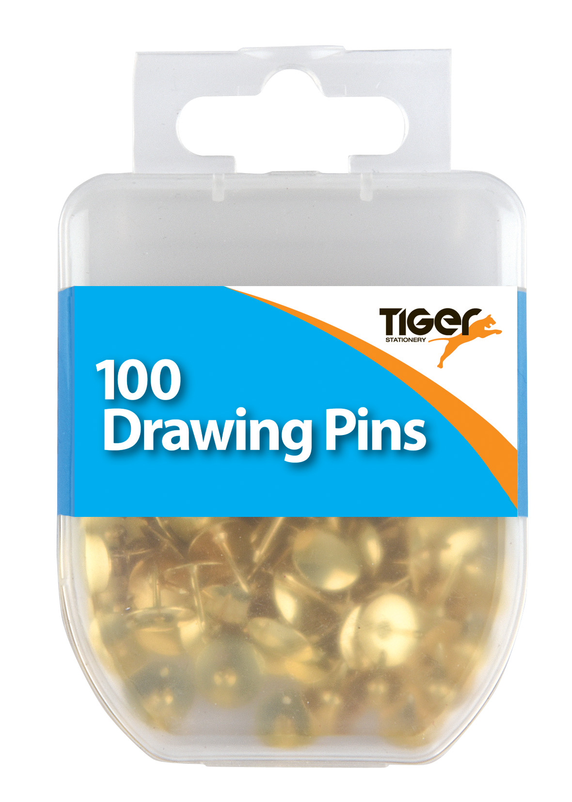 Tiger Stationery 10 Pack (10x100pcs) Drawing Pins