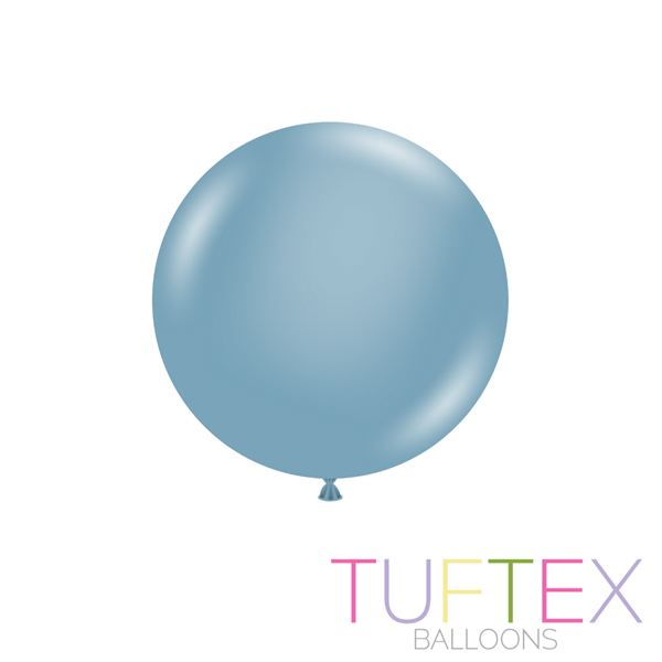 Tuftex Standard Blue Slate 17" Latex Balloons 50pk