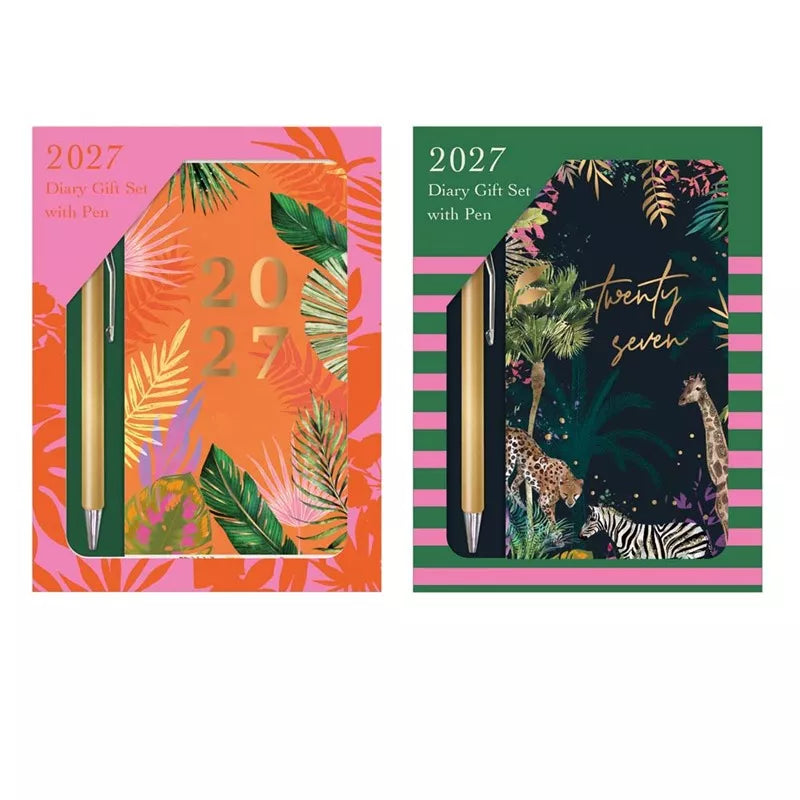Diary Gift Set Slim WTV Tropical 2027 12pk