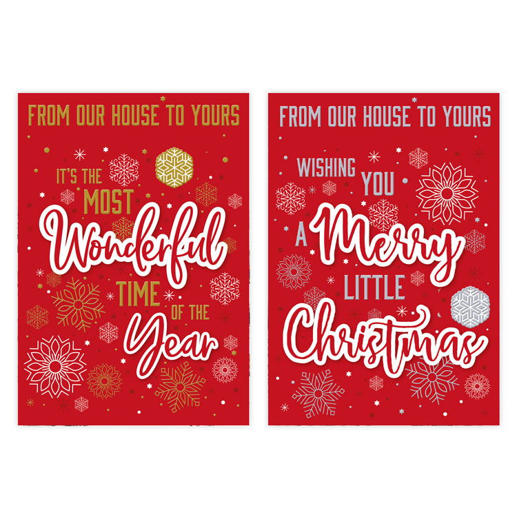 Poppyhill C50 Christmas To Your House 12pk