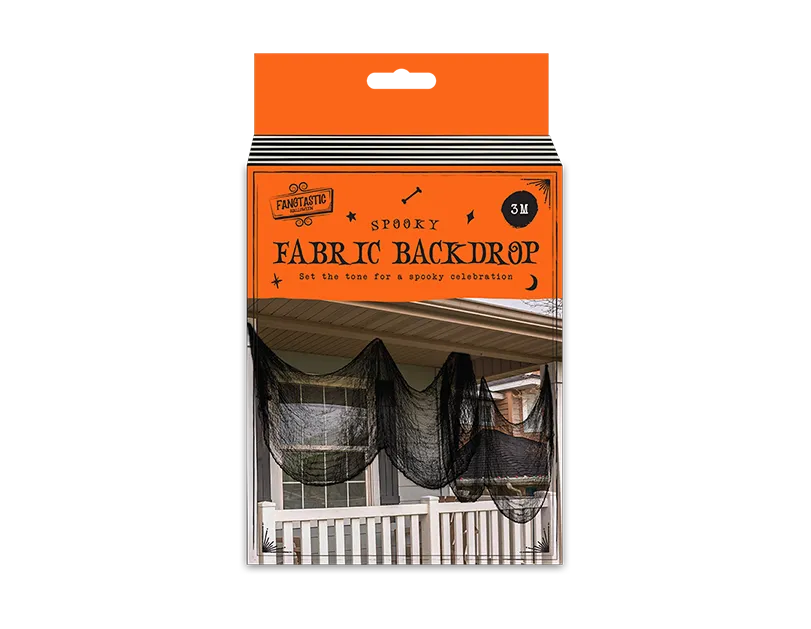 Fabric Backdrop Black 75x3M