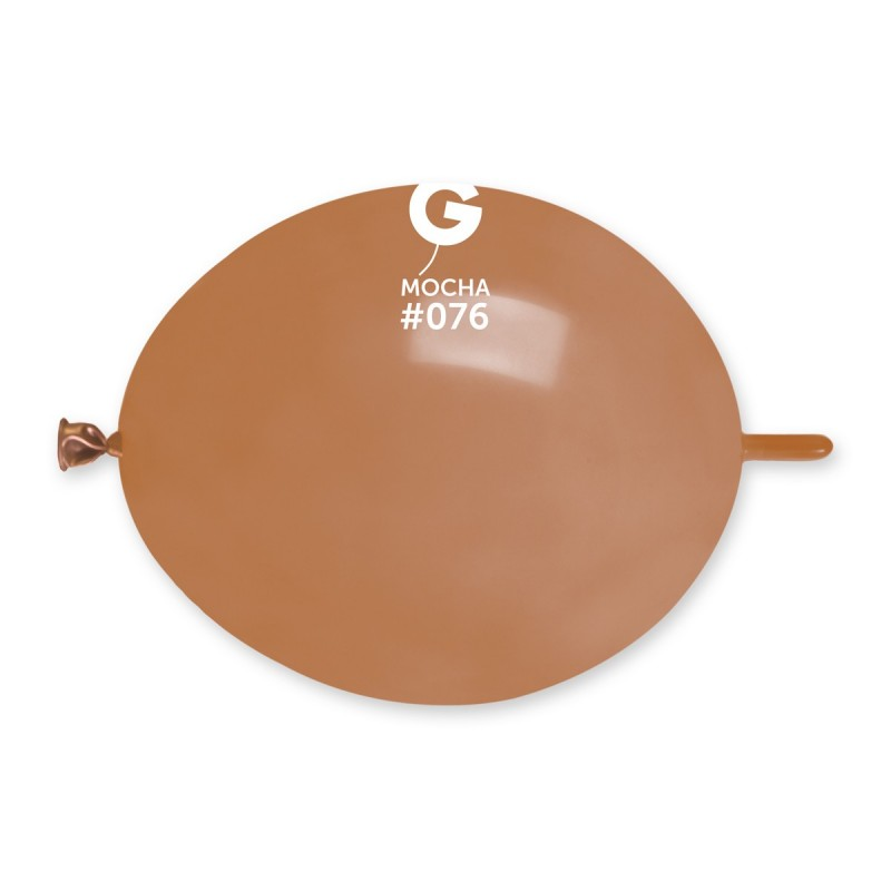 Gemar 100 Pack Latex Balloons Glink Mocha 6
