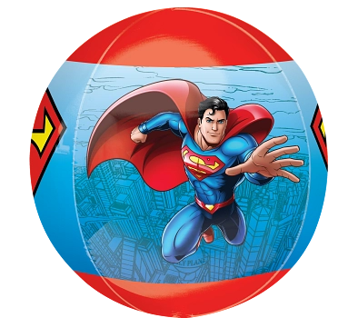 Anagram Foil Balloon Orbz Superman 16