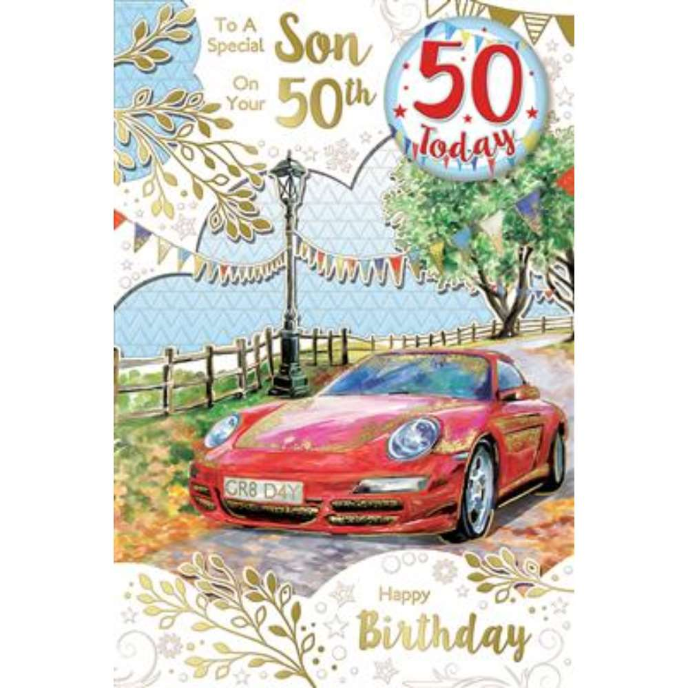 Xpress Yourself C75 Birthday Age 50 Son 6pk