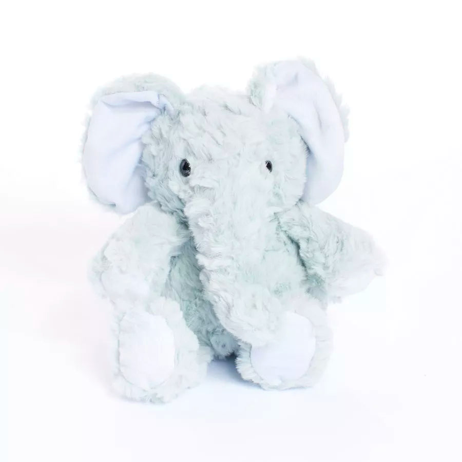 Blue Tiger Feet soft toy elephant, 21cm fluffy plush animal, cuddly and adorable, perfect for children.