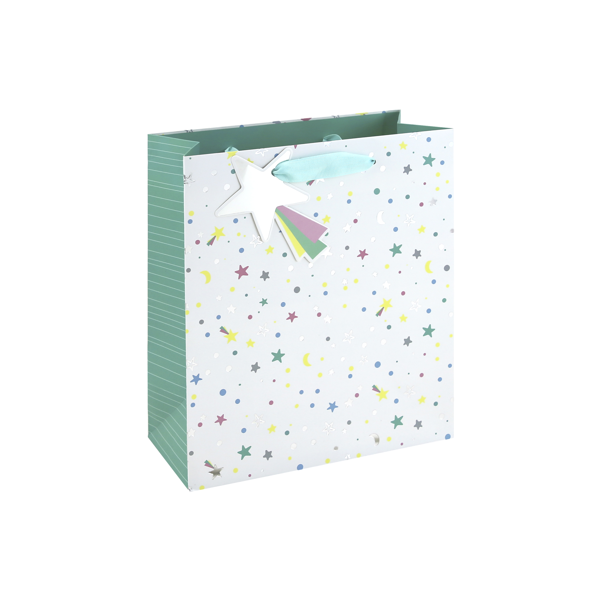 Eurowrap 6 Pack Gift Bag Baby Spots Medium