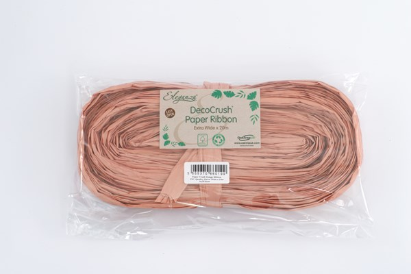 Eleganza Decocrush Paper Ribbon Rose Gold 20m