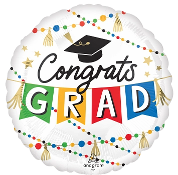 Anagram Foil Balloon Congrats Grad Party 17