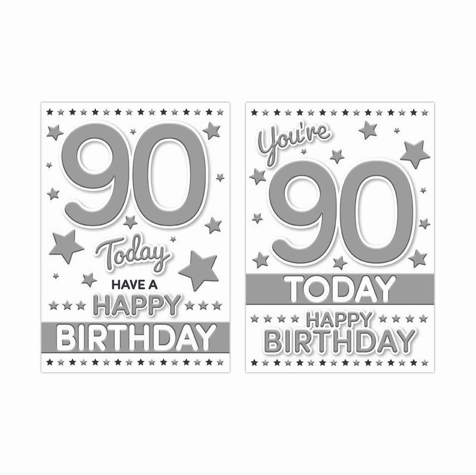 Poppyhill 12 Pack Cards C50 Birthday Age 90