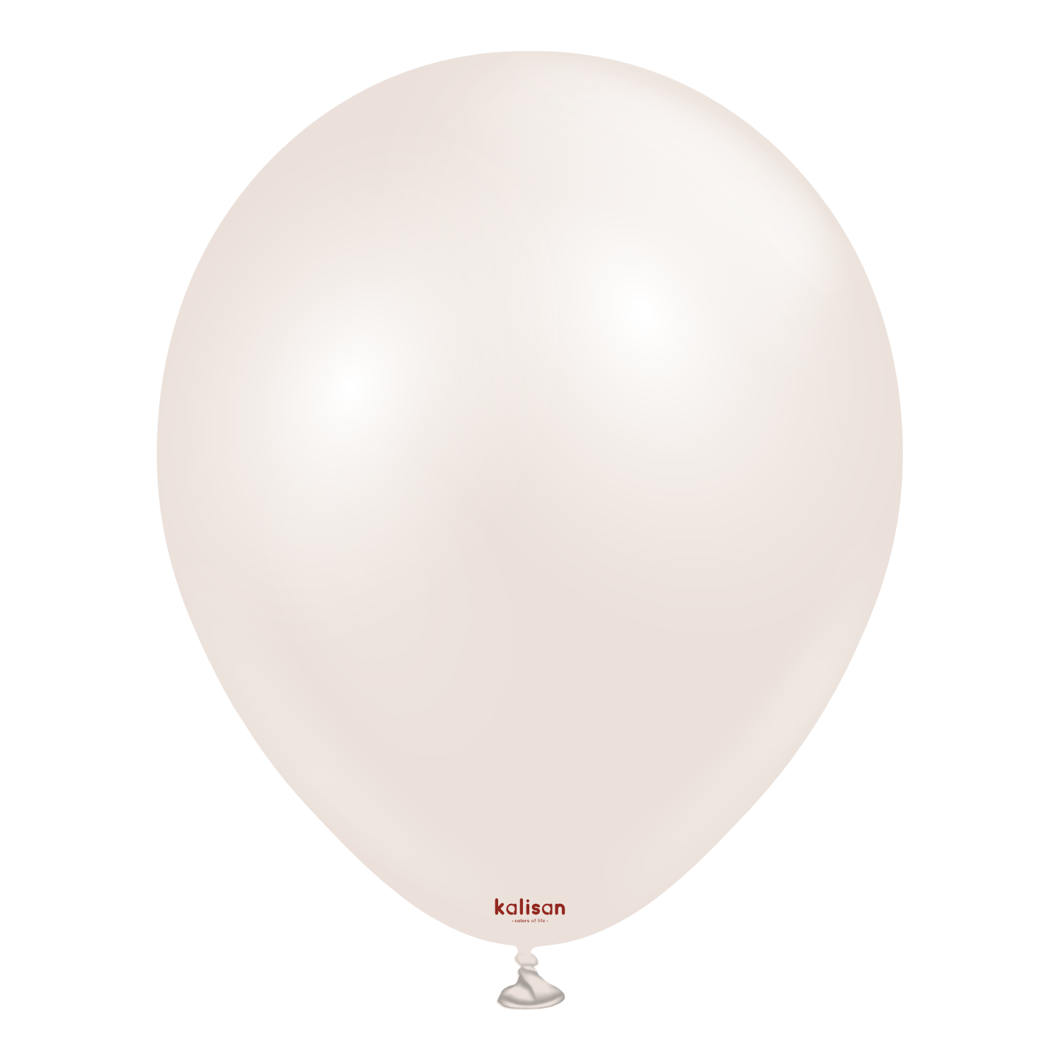 Kalisan 50 Pack Latex Balloons Aura Beige Cream 5