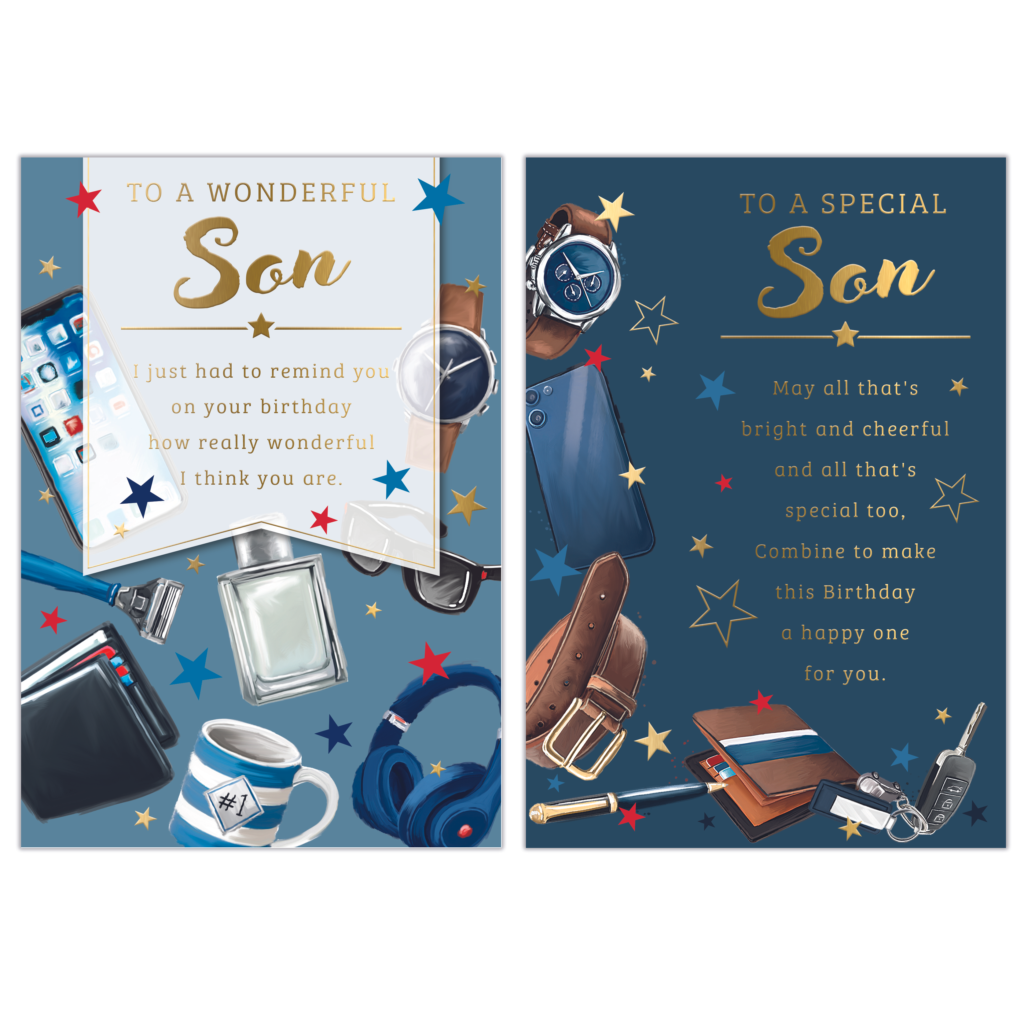 Poppyhill 12 Pack Cards C50 Birthday Son