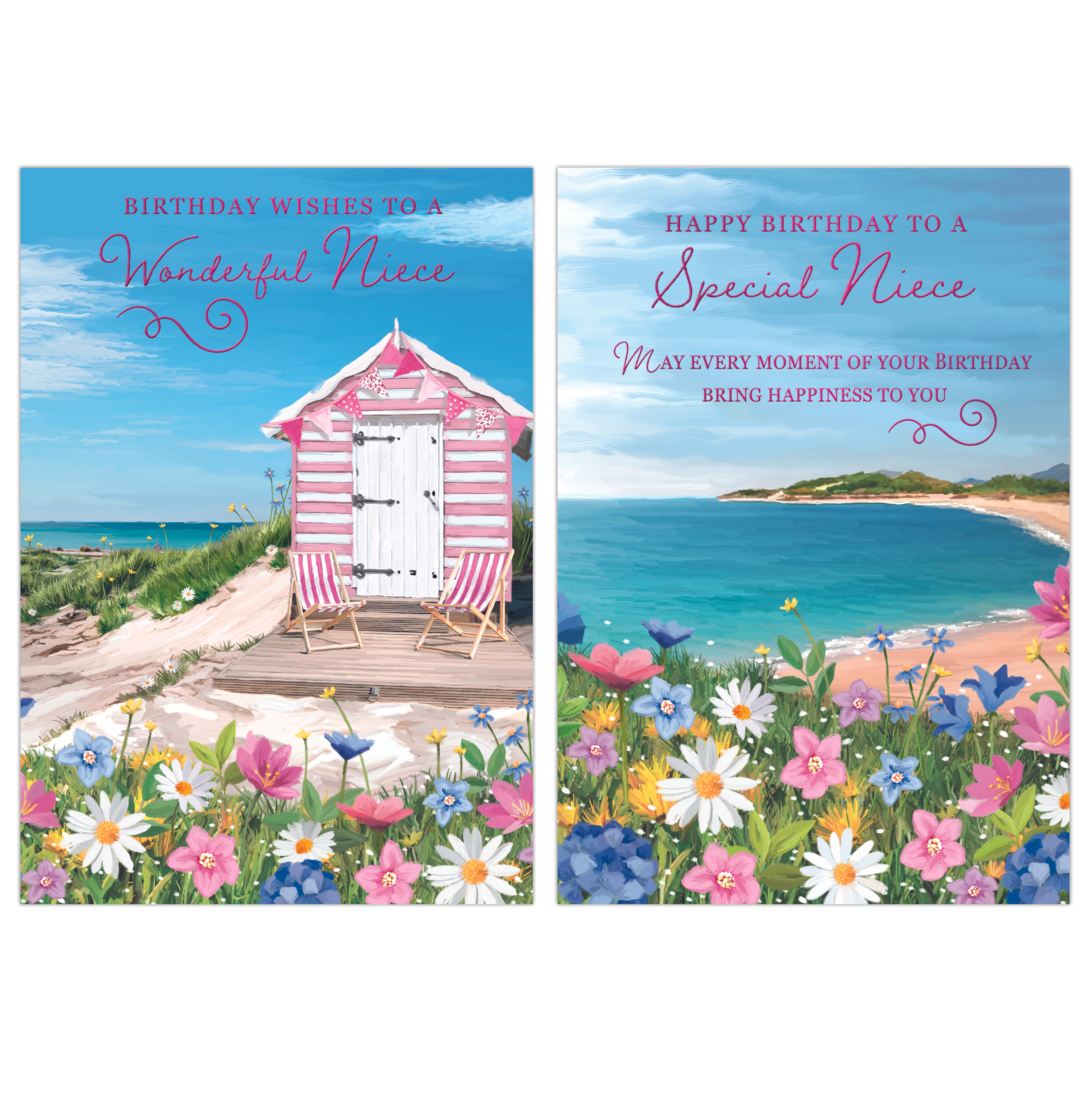 Poppyhill 12 Pack Cards C50 Birthday Niece