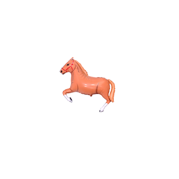 Light Brown Horse Mini 14" Foil Balloon
