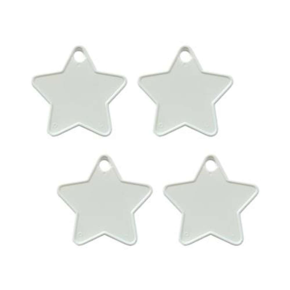 Sear 100 Pack Balloon Weight Star White 8g