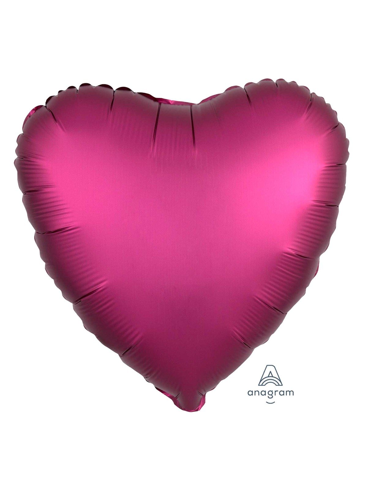 Anagram Satin Luxe Pomegranate 18" Heart Foil