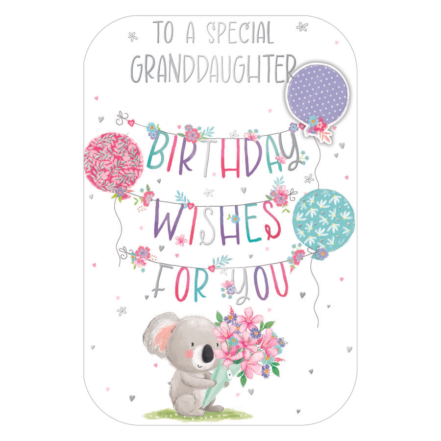 Prelude 6 Pack Cards C75 Birthday Granddaughter