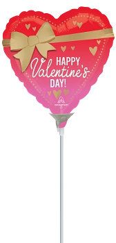 Anagram Valentine Bows 9" Foil Balloon