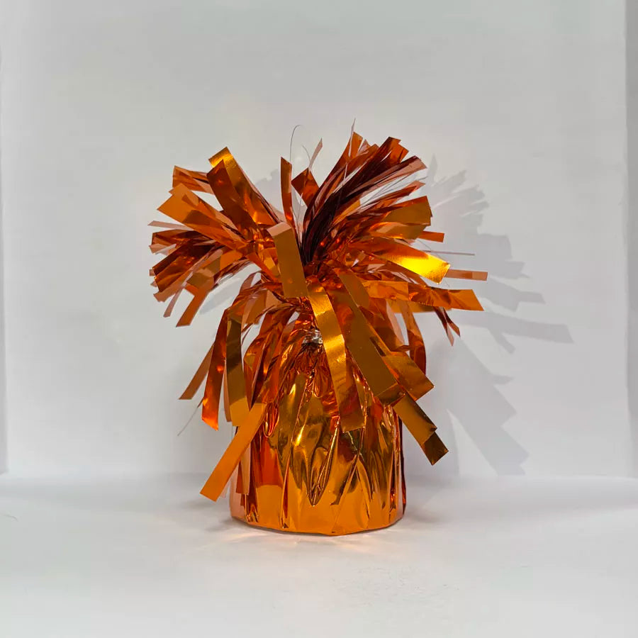Orange Tiger Feet balloon weight from Tiger Feet, 170g, with a playful tiger paw design for securing balloons.