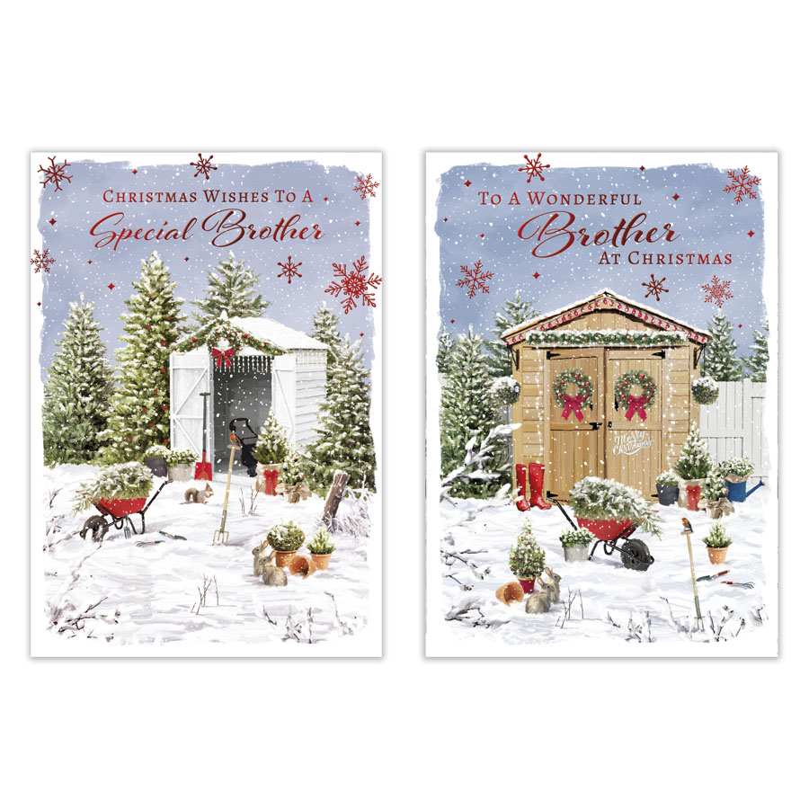 Poppyhill 12 Pack Cards C50 Christmas Brother