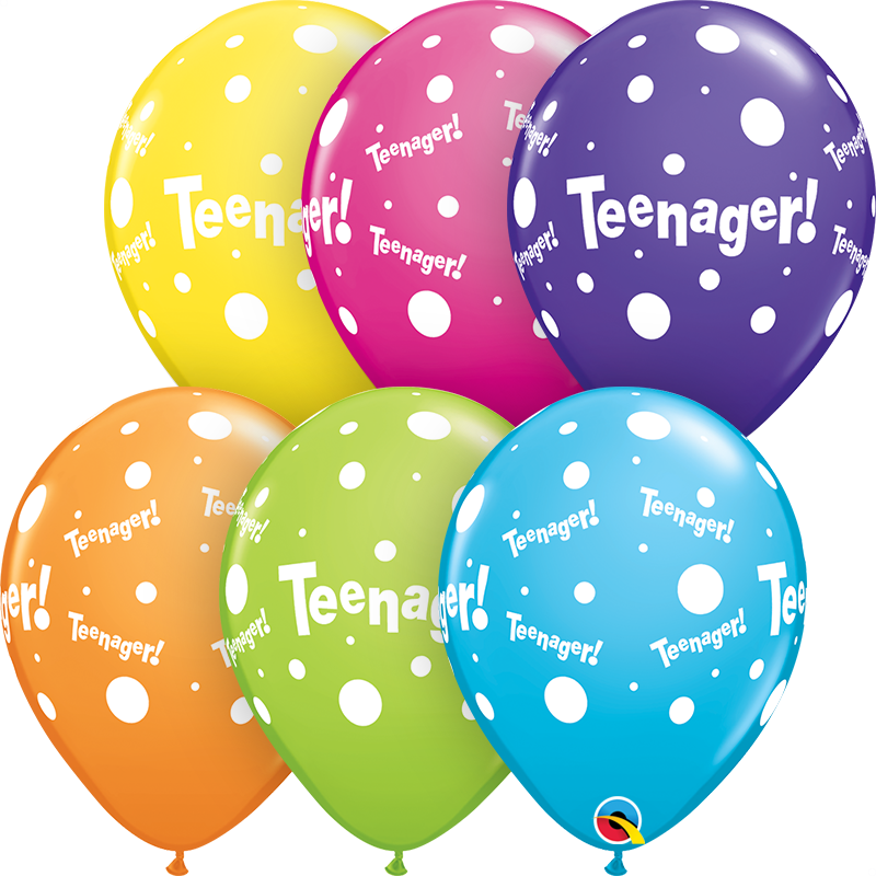 Qualatex Teenager 11" Latex Balloons 25pk