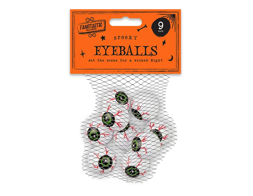 Spooky Eyeball Decoration 3.5cm 9pk