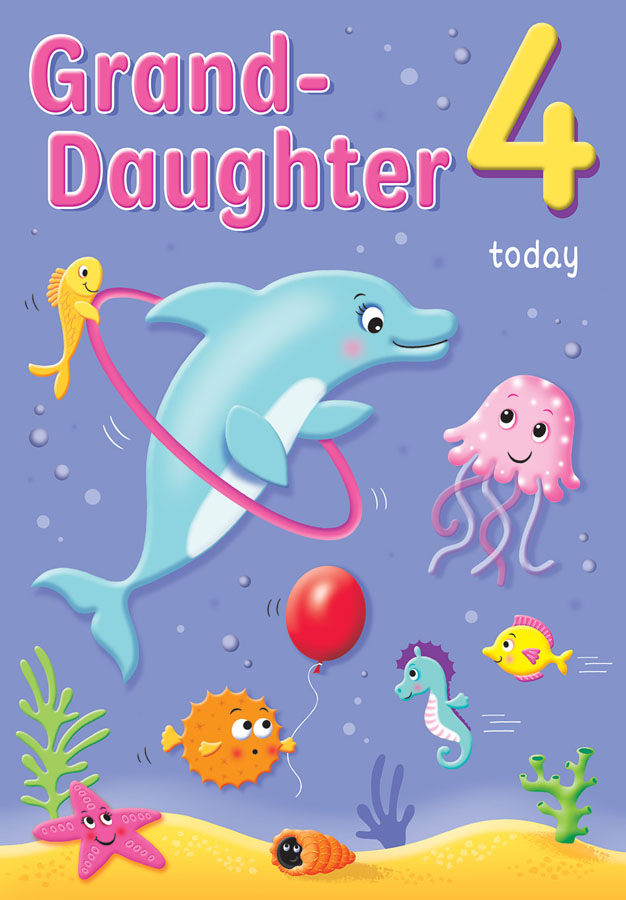 Regal C90 Birthday Age 4 Granddaughter 6pk