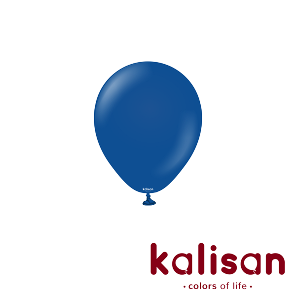 Kalisan Standard Dark Blue 5" Latex Balloons 100pk