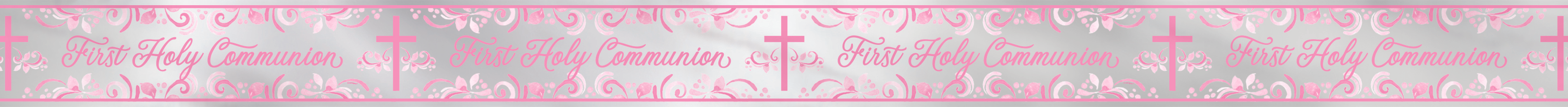 Unique Banner Pink Communion Holy Cross 9ft